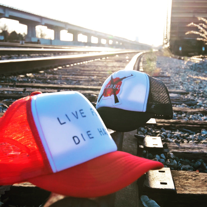 Live Free Die Hard Trucker Hats